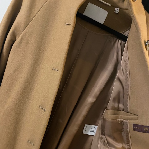 ARITZIA (WILFRED) CAMEL WOOL COAT - Picture 5 of 7